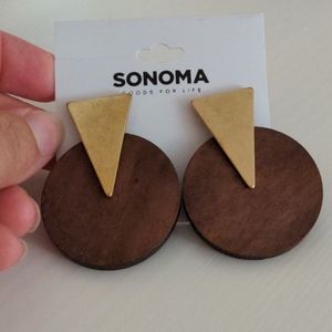 Wooden earrings